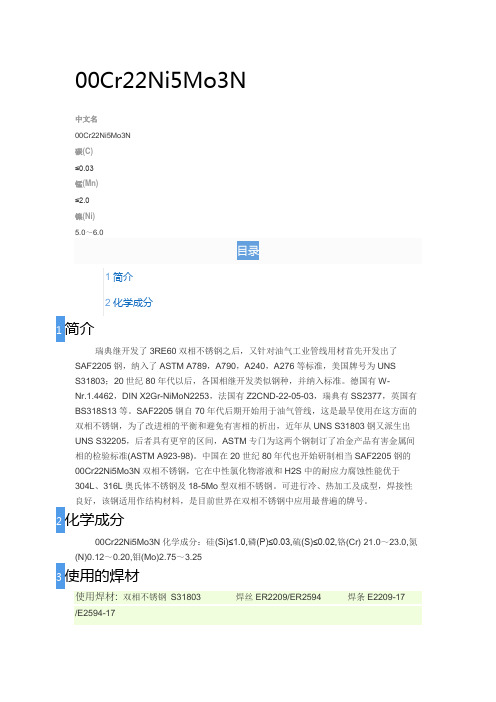 双向不锈管UNS S31803