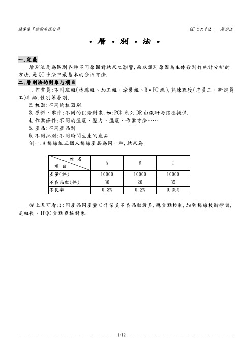 QC七大手法