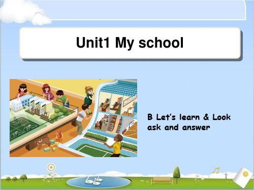 人教版PEP英语四年级下册Unit1 My schoolB__Let’s__learn--课件等.ppt