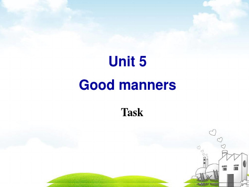 牛津译林版8B英语八年级下册Unit5 Task公开课课件