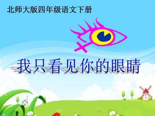 北师大版小学语文四年级下册《六 眼睛 语文天地》优质课PPT课件_1