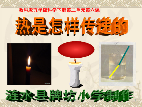 教科版五年级科学下册第二单元第六课热是怎样传递的ppt课件