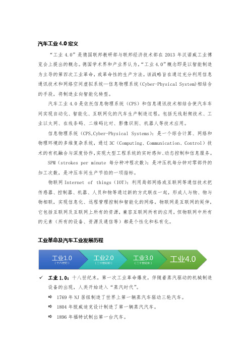 汽车工业4.0