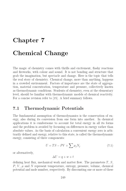 Chemical Change