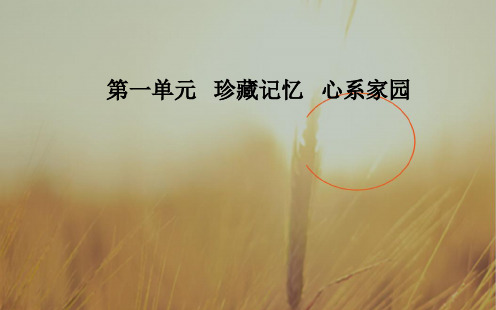 2018学年语文粤教版选修中国现代散文选读课件：第一单元1五猖会