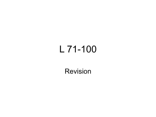 新概念1L71-100+习题(有答案)
