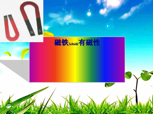 三年级自然与科学下册 磁铁有磁性课件 