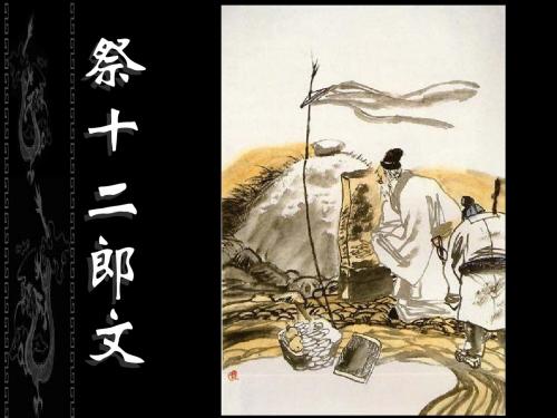 人教版高二语文《祭十二郎文》2