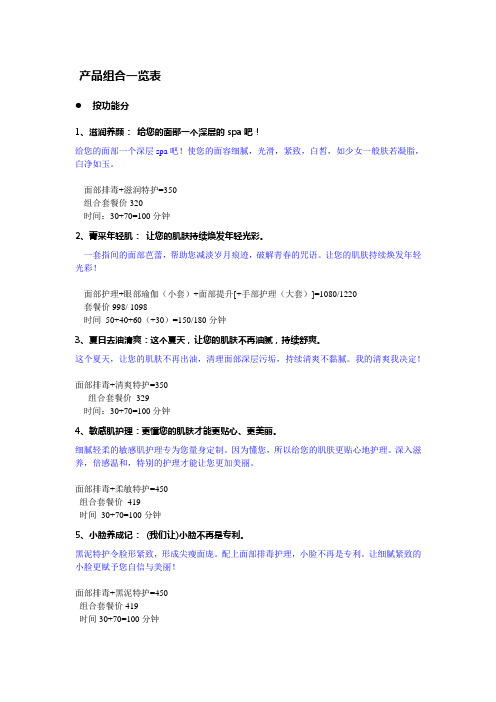 濯清涟产品组合广告文案