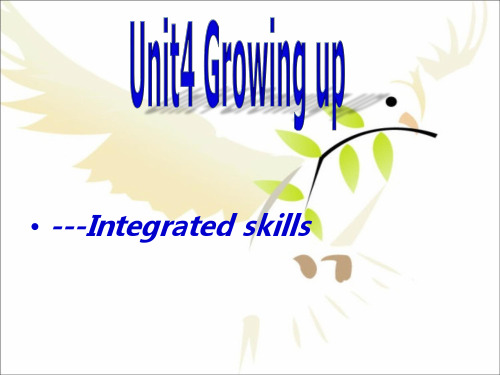 牛津译林版九年级上册英语(新)课件：Unit 4 Integrated skills(25张)
