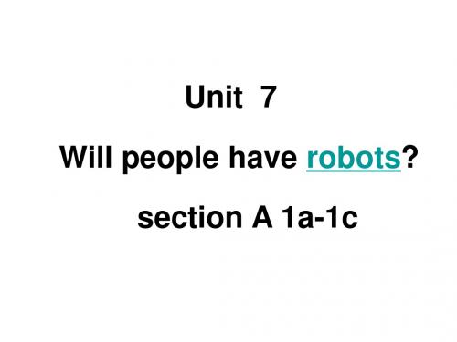 人教新目标版八年级英语上册课件：Unit 7 Section A  2a2d