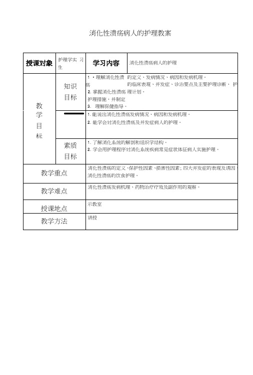 消化性溃疡病人的护理教案.doc
