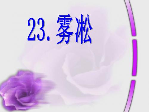23雾凇