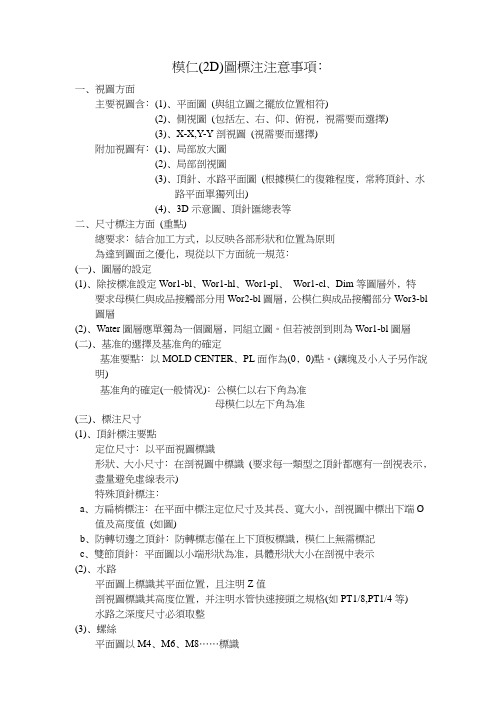模仁标注