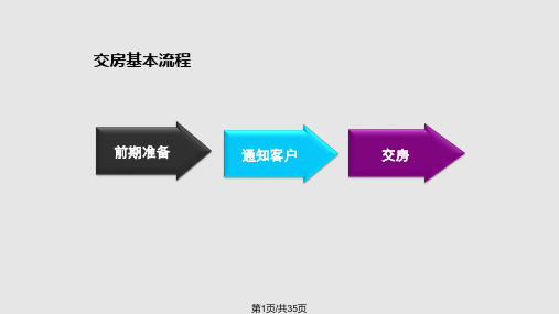 xxx项目交房方案PPT课件