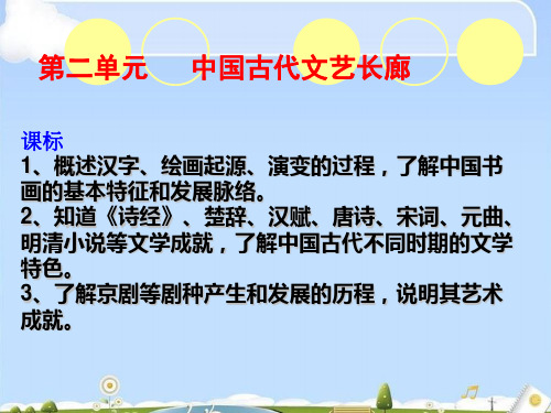中国古代文艺长廊PPT课件5课件下载