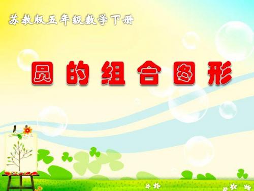 苏教版五下数学圆环的面积-圆的组合图形 2018年公开课