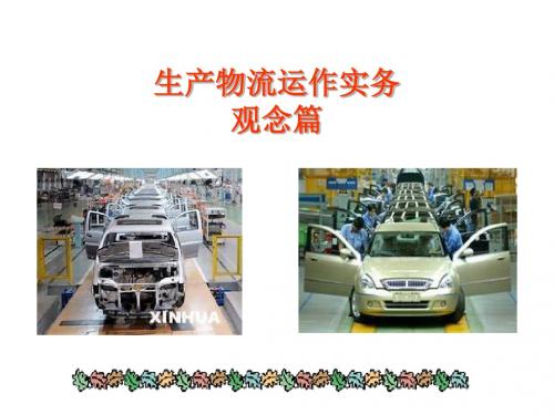 生产物流运作实务观念篇,项目二,任务1