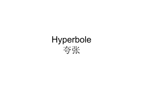 Hyperbole,understatement and pun