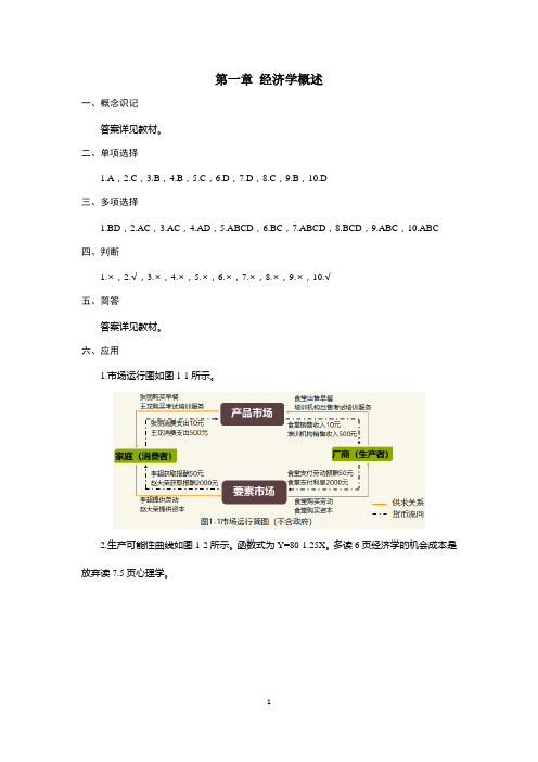 邓先娥《经济学基础》(第3版)-课后练习题参考答案