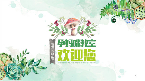 孕产期心理保健课件