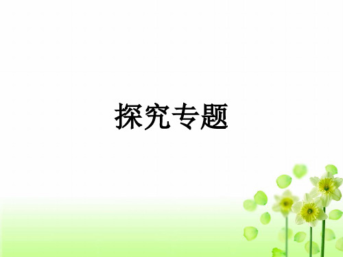 初中生物探究专题复习PPT课件 北师大版
