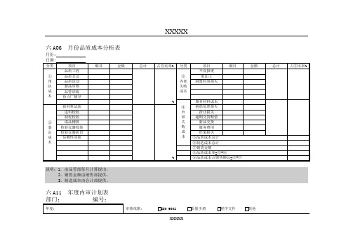 第六章  生产管理A01横表格