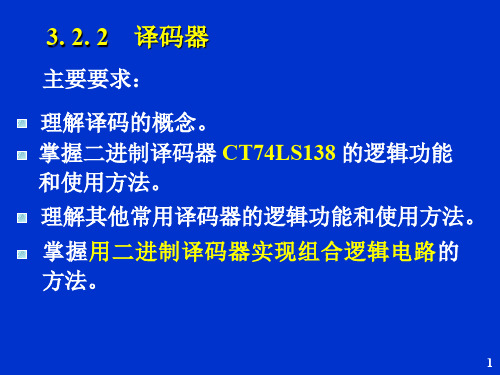 译码器幻灯片