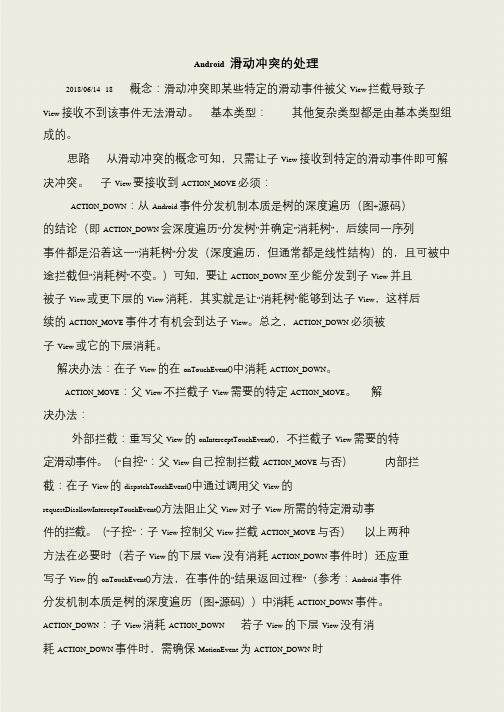 【推荐下载】Android 滑动冲突的处理