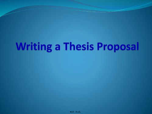 Thesis-Proposal