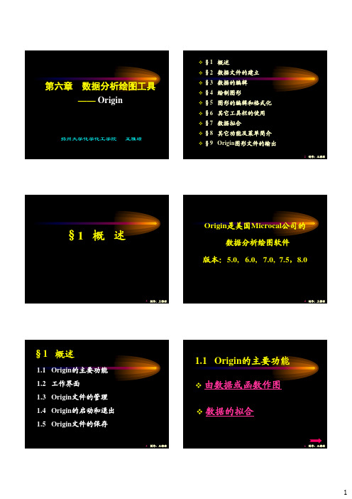 Origin数据处理