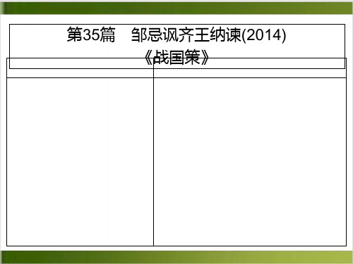 部编版语文课件《邹忌讽齐王纳谏》ppt优质课件1