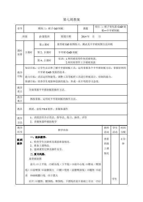 服装专业电子教案