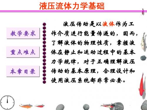 2、液体流体力学基础