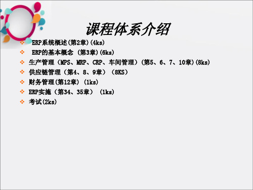 《ERP概论》PPT课件