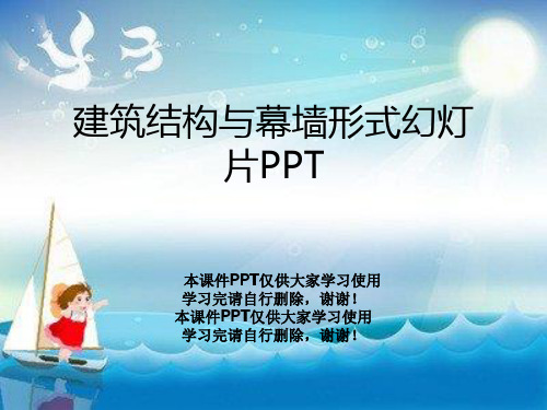建筑结构与幕墙形式幻灯片PPT