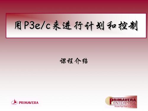p3ec操作培训