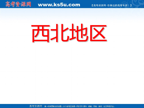 高考地理复习《西北地区》课件
