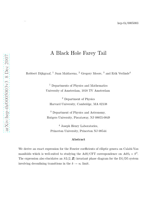 A Black Hole Farey Tail