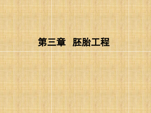 浙科版高中生物选修3《胚胎工程》章末复习课件