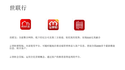 世联地产云掌柜会员版App分析