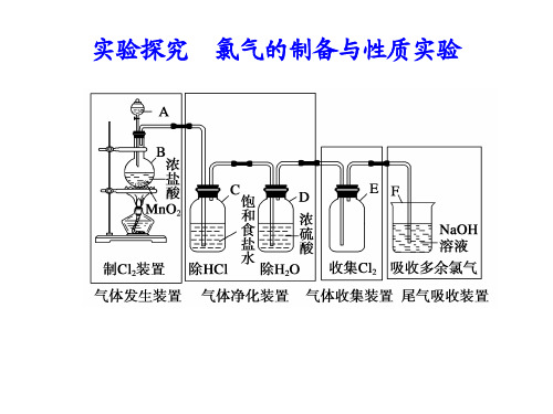 第3章  实验探究  氯气的制备与性质实验