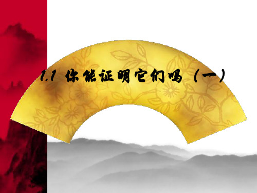 《你能证明它们吗》第一课时参考课件2