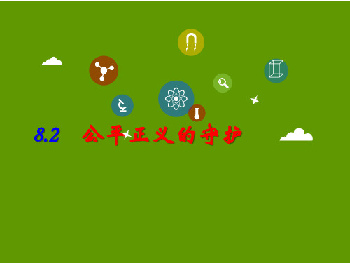 人教版道德与法治八年级下册公平正义的守护课件2