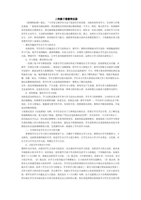 二语反思