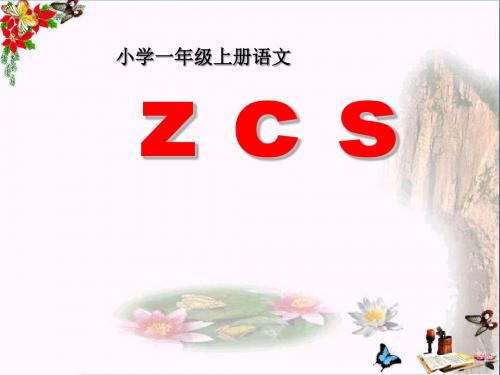 一年级语文上册汉语拼音7zcs 精选教学PPT课件5新人教版