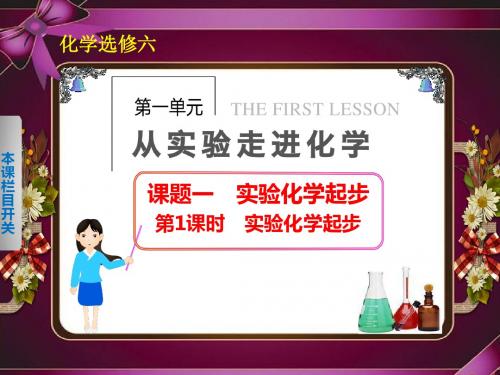 1.1实验化学起步课件(29张ppt)