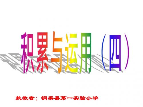 积累与运用(四)