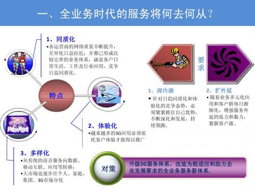 中国移动全业务服务体系实践思考