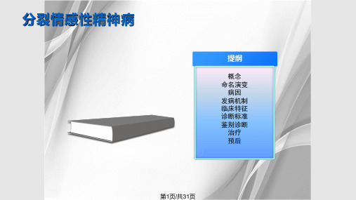 分裂情感性精神病PPT课件